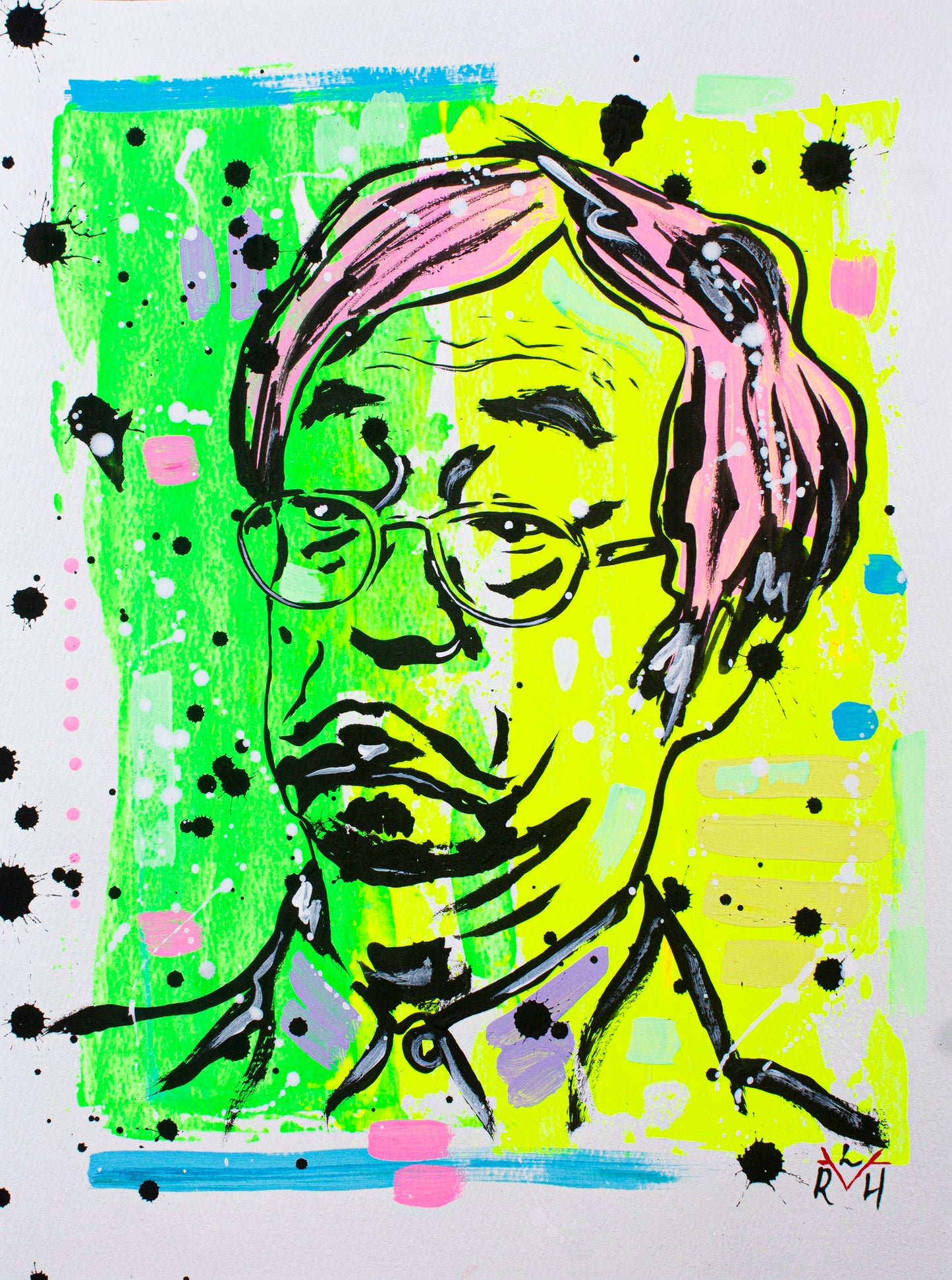 Nakamoto Myth — Neon Yellow & Electric Green